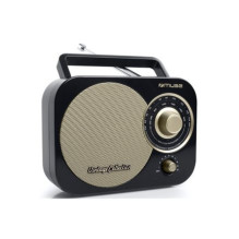 Muse Portable radio M-055RB Black / Gold AUX in