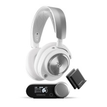 Steelseries Arctis Nova Pro Wireless PlayStation &amp; PC balta - Bezvadu austinas ar mikrofonu (Atv.iepak)