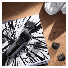 Braun 3000BT Foil shaver Trimmer Black, Grey