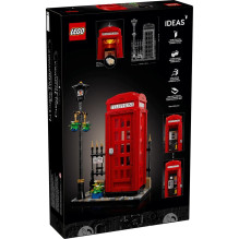 LEGO IDEAS 21347 Raudona Londono telefono būdelė