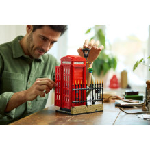 LEGO IDEAS 21347 Raudona Londono telefono būdelė