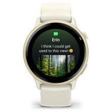 „Garmin vívoactive 6“ 3,05 cm (1,2 colio) AMOLED 42 mm Skaitmeninis 390 x 390 pikselių Jutiklinis ekranas Baltas „Wi-Fi“