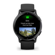 „Garmin Vivoactive 5“ 3,05 cm (1,2 colio) AMOLED 42 mm Skaitmeninis 390 x 390 pikselių Jutiklinis ekranas Juoda „Wi-Fi“ 