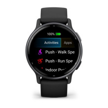 „Garmin Vivoactive 5“ 3,05 cm (1,2 colio) AMOLED 42 mm Skaitmeninis 390 x 390 pikselių Jutiklinis ekranas Juoda „Wi-Fi“ 