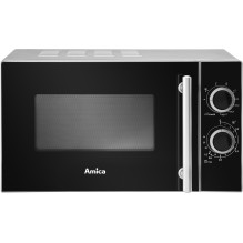 Microwave Oven - Amica 20 L 700 W Black / Silver
