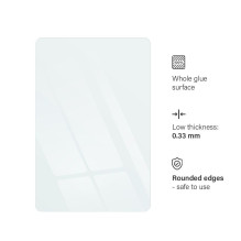 Tempered glass to Samsung Galaxy Tab S9 FE+ 12.4" Blue Star Tempered glass to Samsung Galaxy Tab S9 FE+ 12.4" Blue Star