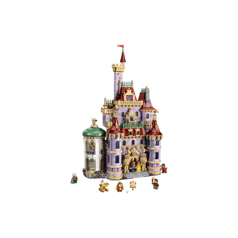 Konstruktorius - Lego 43263 Disney Grožio Ir Pasaulio Pilis 2916 Detalių Daugiaaukštis Dizainas Spalvingas