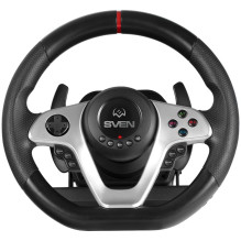 Vairas SVEN GC-W1000 (pedalai, pavarų dėžė, grįžtamasis ryšys, D-pad, 17 bt, XB1 / P4 / PC / XD-Inpu) Vairas SVEN GC-W1000 (pedalai, pavarų dėžė, grįžtamasis ryšys, D-pad, 17 bt, XB1 / P4 / PC / XD-Inpu)