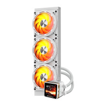 Vandens aušintuvas - darkFlash DE360, 2.88 colių IPS ekranas, 3 x 120mm PWM ventiliatoriai, Balta Vandens aušintuvas - darkFlash DE360, 2.88 colių IPS ekranas, 3 x 120mm PWM ventiliatoriai, Balta