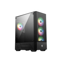 Dėklas, MSI, MAG FORGE 112R, MidiTower, neįeina, ATX, MicroATX, MiniITX, juoda spalva, MAGFORGE112R