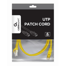PATCH CABLE CAT6 UTP 1,5M / GELTONAS PP6U-1,5M / Y GEMBIRD PATCH CABLE CAT6 UTP 1,5M / GELTONAS PP6U-1,5M / Y GEMBIRD
