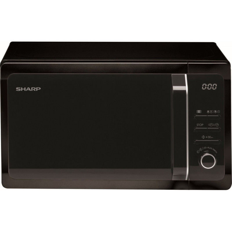 SHARP mikroviļņu krāsns 20l 800W melna R243BK