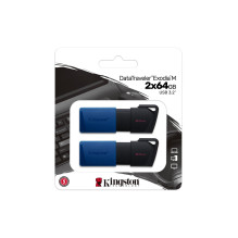 MEMORY DRIVE FLASH USB3.2 / 64GB 2PK DTXM / 64GB-2P KINGSTON