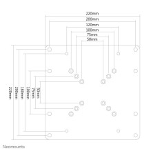 TV SET ACC VESA ADAPTER PLATE / 22-42" FPMA-VESA200 NEOMOUNTS TV SET ACC VESA ADAPTER PLATE / 22-42" FPMA-VESA200 NEOMOUNTS