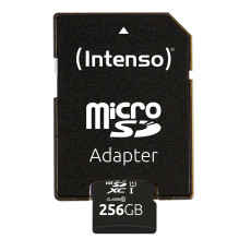 MEMORY MICRO SDXC 256GB UHS-I / W / ADAPTER 3423492 INTENSO MEMORY MICRO SDXC 256GB UHS-I / W / ADAPTER 3423492 INTENSO