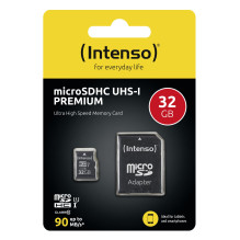 MEMORY MICRO SDHC 32GB UHS-I / W / ADAPTER 3423480 INTENSO MEMORY MICRO SDHC 32GB UHS-I / W / ADAPTER 3423480 INTENSO