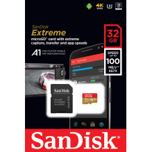 MEMORY MICRO SDHC 32GB UHS-I / W / A SDSQXAF-032G-GN6MA SANDISKAS