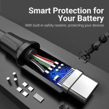 CABLE USB3.0 TO USB-C MALE / 2M BLACK COZBH VENTION CABLE USB3.0 TO USB-C MALE / 2M BLACK COZBH VENTION