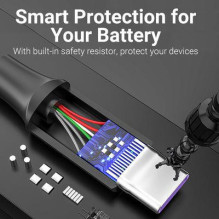 CABLE USB-C TO USB2.0 / 1M PVC BLACK CORBF VENTION CABLE USB-C TO USB2.0 / 1M PVC BLACK CORBF VENTION