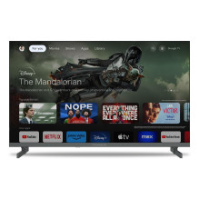 TV Set, THOMSON, 65", 4K / Smart, QLED, 3840x2160, Wireless LAN, Bluetooth, Google TV, Dark Grey, 65QG4S14