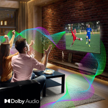 Televizorius, THOMSON, 65 col., 4K / Smart, QLED, 3840x2160, belaidis LAN, Bluetooth, Google TV, tamsiai pilka, 65QG4S14