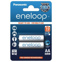R6 / AA batteries 1.2V Eneloop Ni-MH BK-3MCCE / 2BE in a pack of 2 pcs.