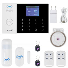 Wireless alarm kit (Wi-Fi + 4G) with control in the Tuya Smart application, HS600