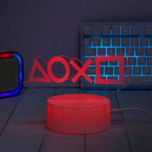 Manta SNL123RGB LED lempa Šviesos dekoravimas Žaidimas 3 RGB 3D