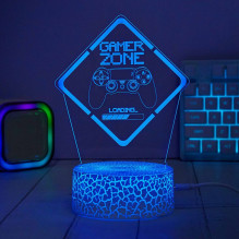Manta SNL123RGB LED lempa Šviesos dekoravimas Žaidimas 3 RGB 3D