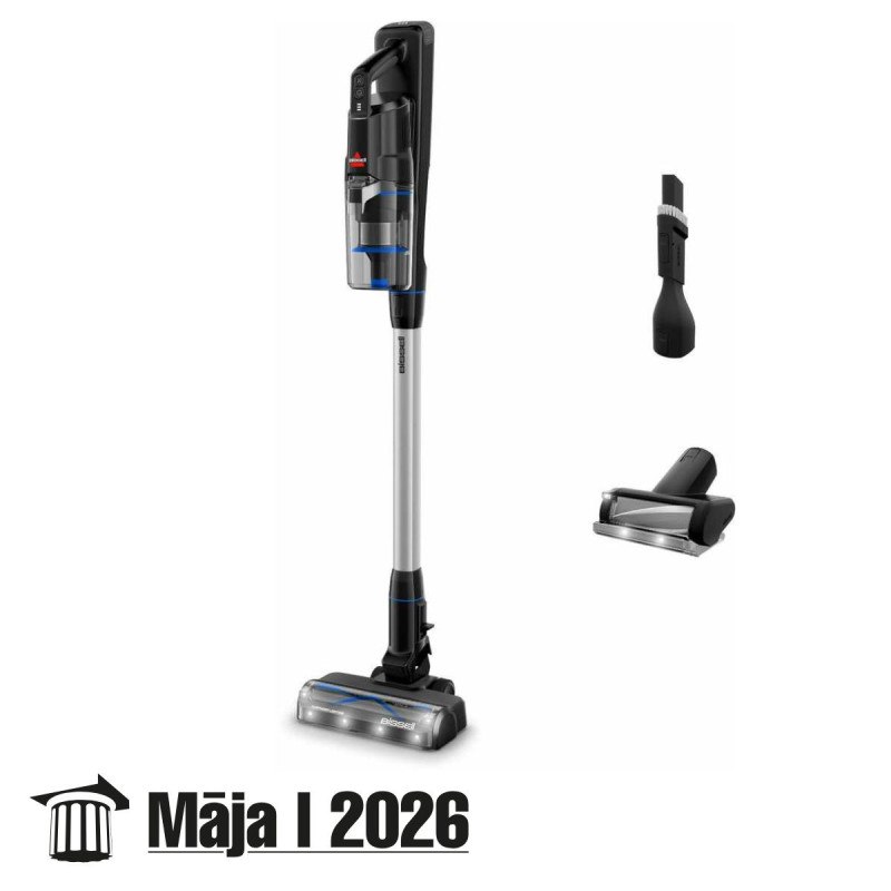 Bissell lazdelinis dulkių siurblys PowerClean FurGuard Select 280 W 25,2 V juodas / titanas / kobaltas