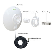 Network Antenna - 5G LTE CBRS 2x2 MIMO Dish 1.7-4.2GHz 2x 12dBi IP67 Network Antenna - 5G LTE CBRS 2x2 MIMO Dish 1.7-4.2GHz 2x 12dBi IP67