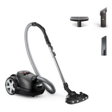 „Philips 8000“ serijos XD8122 / 10 dulkių siurblys 4 l cilindrinis dulkių siurblys sausai 900 W dulkių maišelis