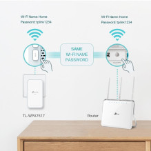 WRL POWERLINE EXTEN 1000MBPS / TL-WPA7517 TP-LINK WRL POWERLINE EXTEN 1000MBPS / TL-WPA7517 TP-LINK