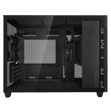 Case, ASUS, Prime AP201 Tempered Glass, Micro, Not included, MicroATX, MiniITX, Colour Black, PRIMEAP201TG