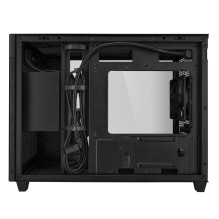 Case, ASUS, Prime AP201 Tempered Glass, Micro, Not included, MicroATX, MiniITX, Colour Black, PRIMEAP201TG