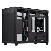 Case, ASUS, Prime AP201 Tempered Glass, Micro, Not included, MicroATX, MiniITX, Colour Black, PRIMEAP201TG