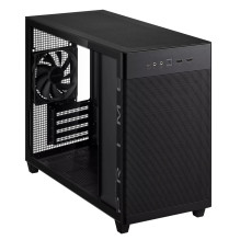 Case, ASUS, Prime AP201 Tempered Glass, Micro, Not included, MicroATX, MiniITX, Colour Black, PRIMEAP201TG