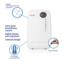 HUMIDIFIER WITH IONIZER / CA-607W CLEAN AIR OPTIMA