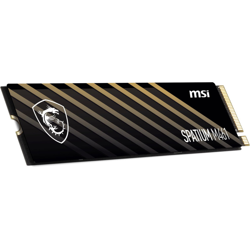 SSD, MSI, SPATIUM M461, 1TB, M.2, PCIE, NVMe, 3D NAND, rašymo greitis 3200 MB/s, skaitymo greitis 5000 MB/s, 2,15 mm, TB