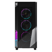 Korpusas, GIGABYTE, AORUS C500 GLASS, MidiTower, Neįskaičiuota, ATX, EATX, MicroATX, MiniITX, Spalva juoda, AC500G Korpusas, GIGABYTE, AORUS C500 GLASS, MidiTower, Neįskaičiuota, ATX, EATX, MicroATX, MiniITX, Spalva juoda, AC500G