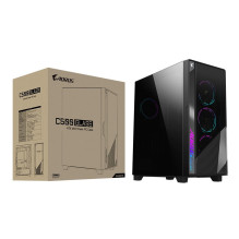 Korpusas, GIGABYTE, AORUS C500 GLASS, MidiTower, Neįskaičiuota, ATX, EATX, MicroATX, MiniITX, Spalva juoda, AC500G Korpusas, GIGABYTE, AORUS C500 GLASS, MidiTower, Neįskaičiuota, ATX, EATX, MicroATX, MiniITX, Spalva juoda, AC500G