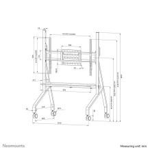 TV SET ACC FLOOR STAND 55-86" / FL50-525WH1 NEOMOUNTS TV SET ACC FLOOR STAND 55-86" / FL50-525WH1 NEOMOUNTS