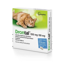 VETOQUINOL Drontal - worming tablets for cats