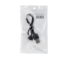 USB A tipo laidas, skirtas „Xiaomi Mi Band 7“ įkrovimui, 0,15 m, juodas