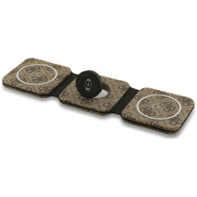 Wireless charger 3in1 compatible with MagSafe 15W GUESS GUE005640 brown