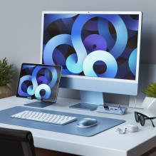 Belaidė pelė Satechi 1200 dpi „Bluetooth M1“ mėlyna