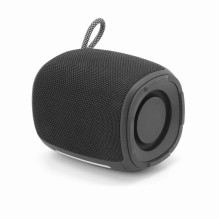 Nešiojamas garsiakalbis, GEMBIRD, juodas, nešiojamas / belaidis, 1xUSB-C, Bluetooth, SPK-BT-LED-03-BK