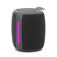 Portable Speaker, GEMBIRD, Black, Portable / Wireless, 1xUSB-C, Bluetooth, SPK-BT-LED-03-BK