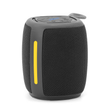 Portable Speaker, GEMBIRD, Black, Portable / Wireless, 1xUSB-C, Bluetooth, SPK-BT-LED-03-BK