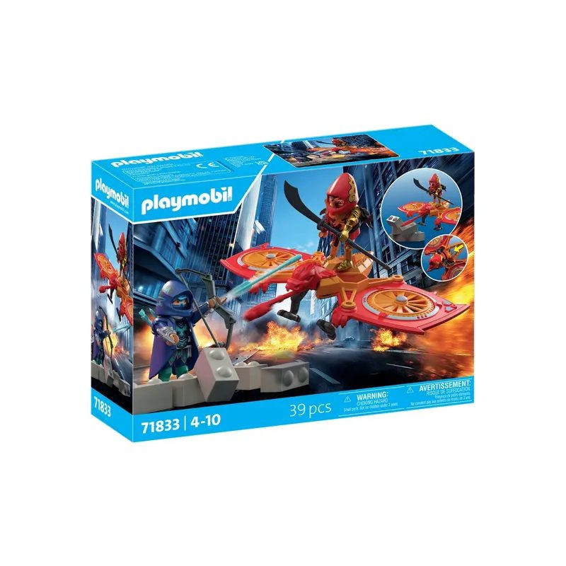 Playmobil 71833 Heroes: Hero drone against evil ninja (4008789718334)